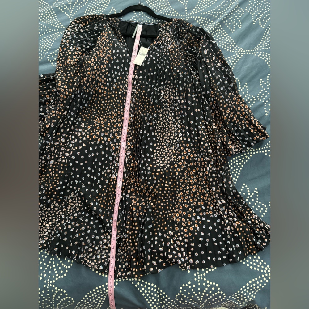 Anthropologie Toulon Pleated Mini Dress Size Small New with tags - Picture 9 of 9
